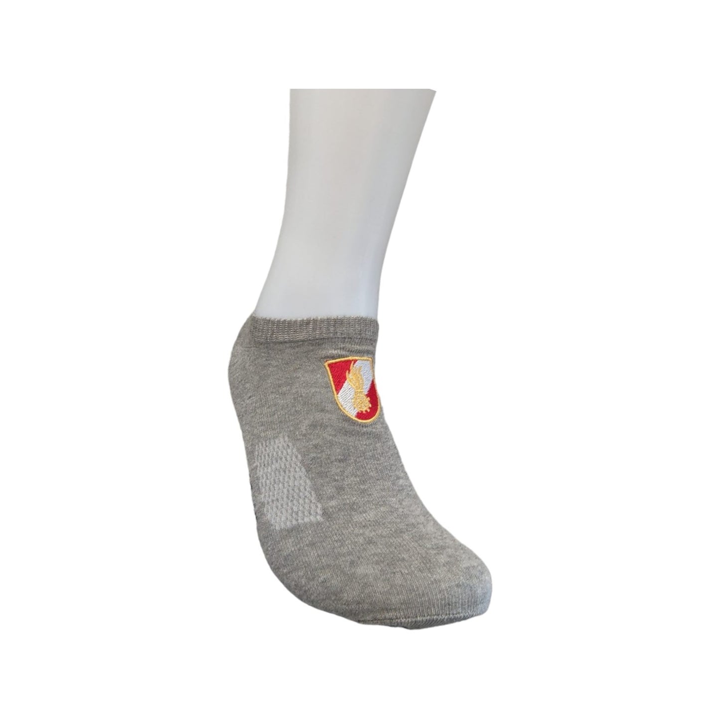 Sneaker-Socken mit Feuerwehr Korpsabzeichen und Wunschtext