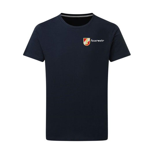Feuerwehr T-Shirt mit Korpsabzeichen und Ortsnamen